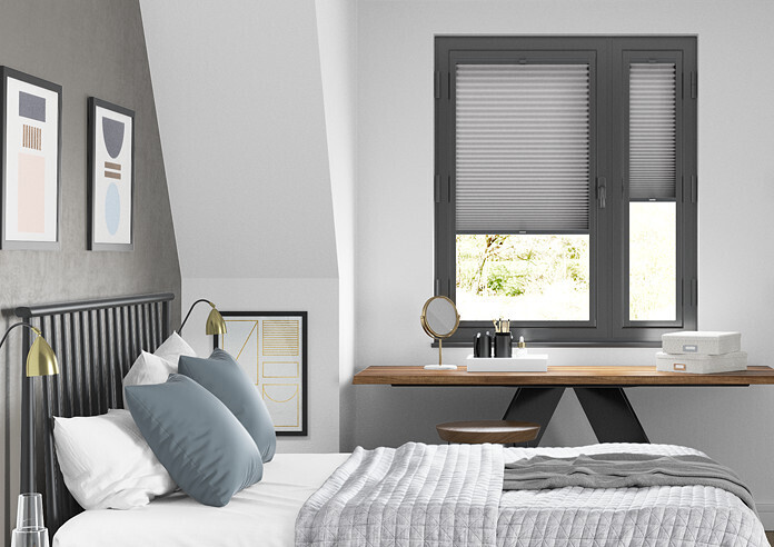 Honeycomb (Blackout), Pearl Grey - Perfect Fit Blind - Image 3